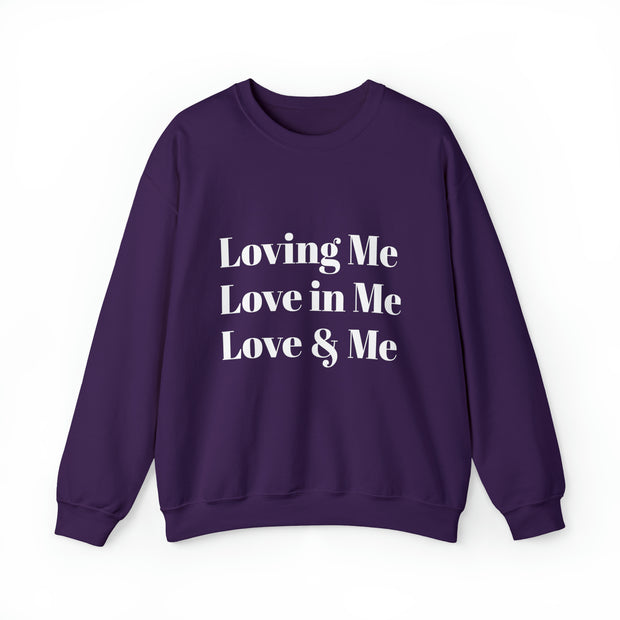 Loving, Love in, Love & Unisex Heavy Blend™ Crewneck Sweatshirt