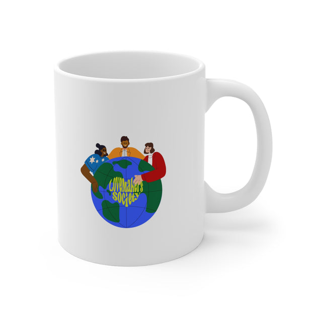 LoveMakers Society Logo Diversity Celebration Mug - 11oz Coffee Cup