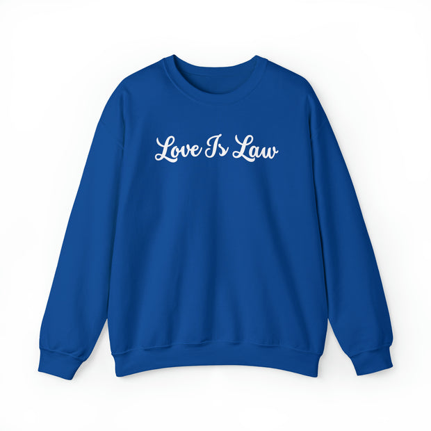 Love Is Law Unisex Heavy Blend™ Crewneck Sweatshirt