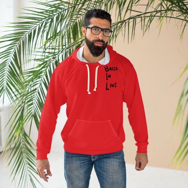 Based In Love Unisex Pullover Hoodie (AOP)