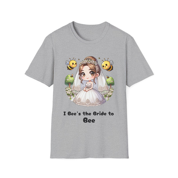 I Bee's the Bride to Bee Unisex Softstyle T-Shirt - Fun Wedding Theme Tee