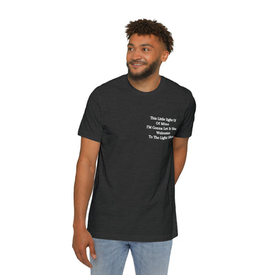 This Little light Of Of Mine I’M Gonna Let It Shine Welcome to the light show Unisex Short-Sleeve Jersey T-Shirt