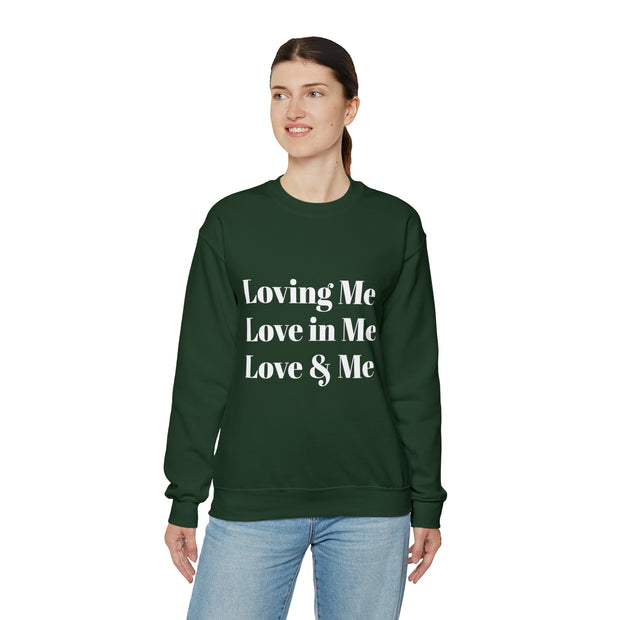 Loving, Love in, Love & Unisex Heavy Blend™ Crewneck Sweatshirt
