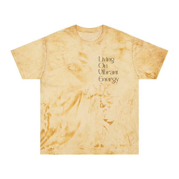 Living On Vibrant Energy Unisex Color Blast T-Shirt