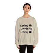 Loving, Love in, Love & Unisex Heavy Blend™ Crewneck Sweatshirt