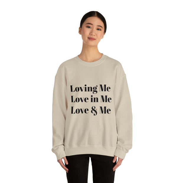 Loving, Love in, Love & Unisex Heavy Blend™ Crewneck Sweatshirt