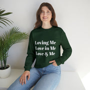 Loving, Love in, Love & Unisex Heavy Blend™ Crewneck Sweatshirt
