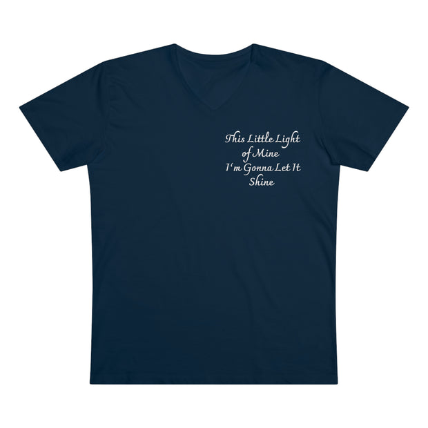 This little light of mine, I'm gone let it shine. Welcome to the light show Men’s Presenter V-neck