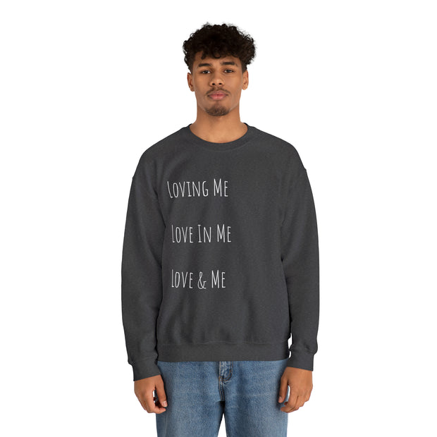 Loving, Love In, Love & Unisex Heavy Blend™ Crewneck Sweatshirt