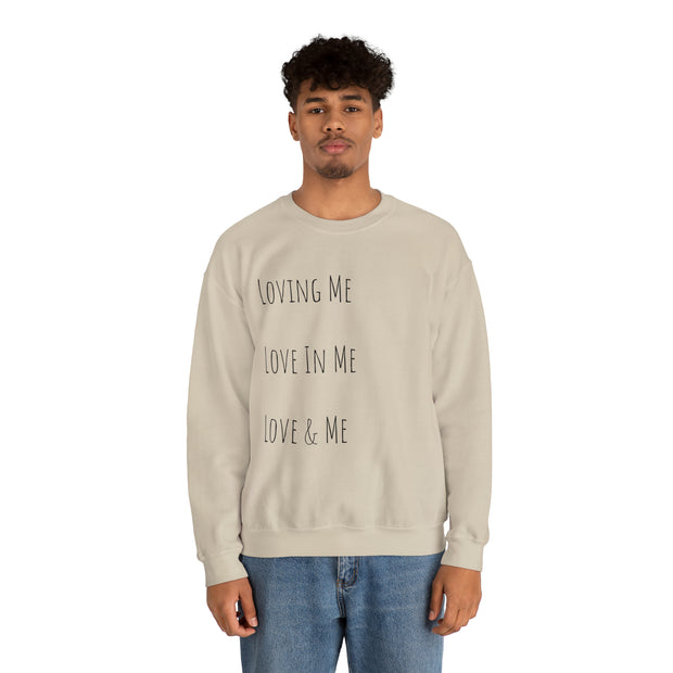 Loving, Love In, Love & Unisex Heavy Blend™ Crewneck Sweatshirt