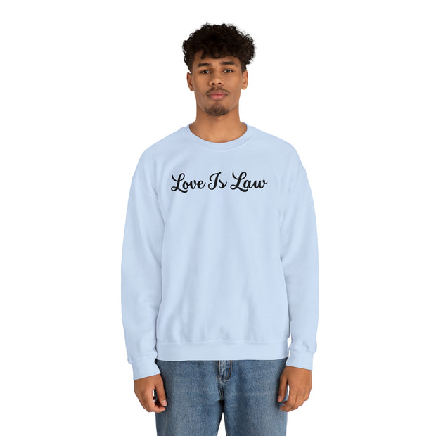 Love Is Law Unisex Heavy Blend™ Crewneck Sweatshirt