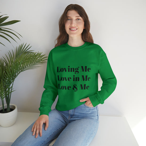 Loving, Love in, Love & Unisex Heavy Blend™ Crewneck Sweatshirt