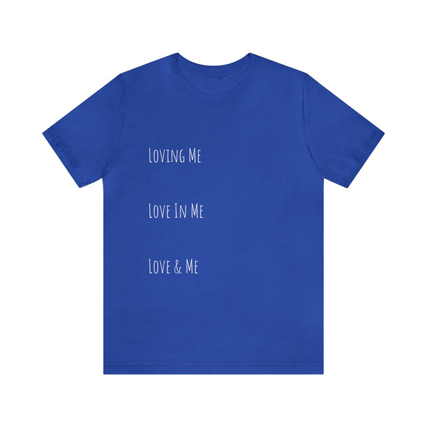 Loving, Love In, Love & Unisex Jersey Short Sleeve Tee