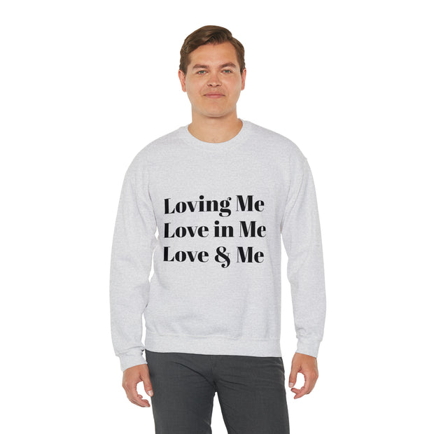 Loving, Love in, Love & Unisex Heavy Blend™ Crewneck Sweatshirt