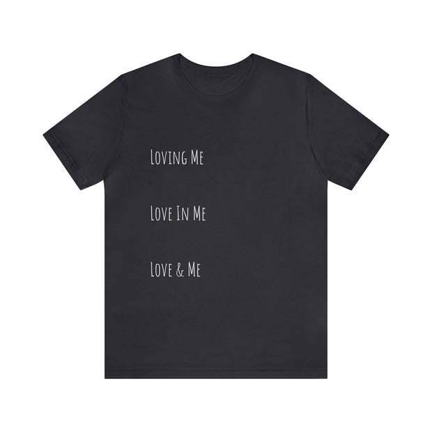 Loving, Love In, Love & Unisex Jersey Short Sleeve Tee