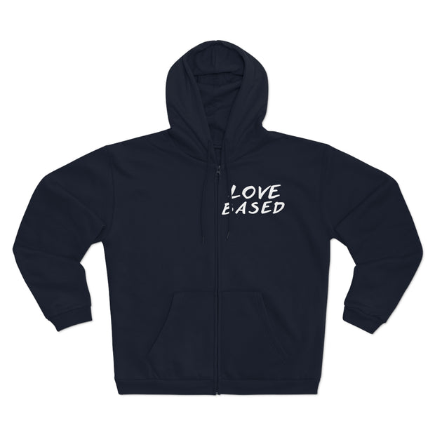 Love Based Based In Love Unisex Hooded Zip Sweatshirt
