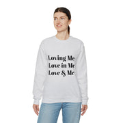 Loving, Love in, Love & Unisex Heavy Blend™ Crewneck Sweatshirt