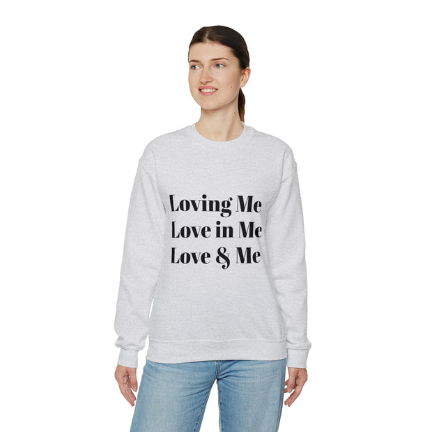 Loving, Love in, Love & Unisex Heavy Blend™ Crewneck Sweatshirt