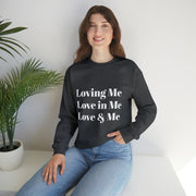 Loving, Love in, Love & Unisex Heavy Blend™ Crewneck Sweatshirt