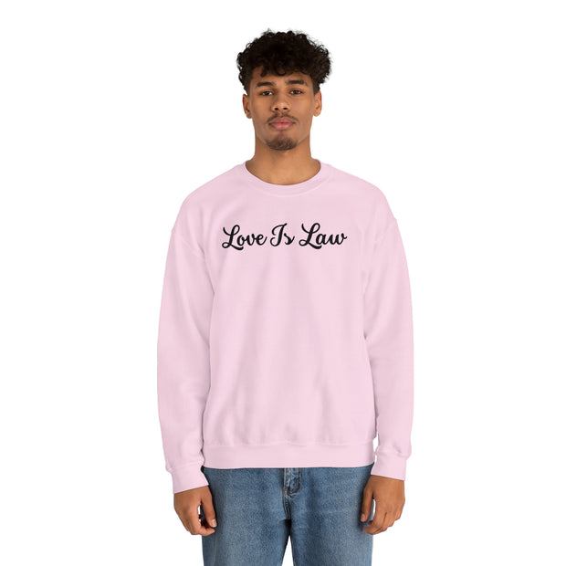 Love Is Law Unisex Heavy Blend™ Crewneck Sweatshirt