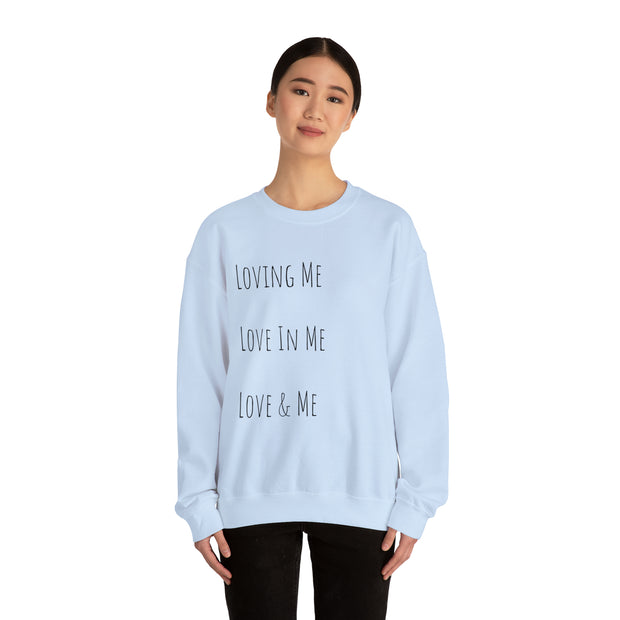 Loving, Love In, Love & Unisex Heavy Blend™ Crewneck Sweatshirt
