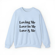 Loving, Love in, Love & Unisex Heavy Blend™ Crewneck Sweatshirt