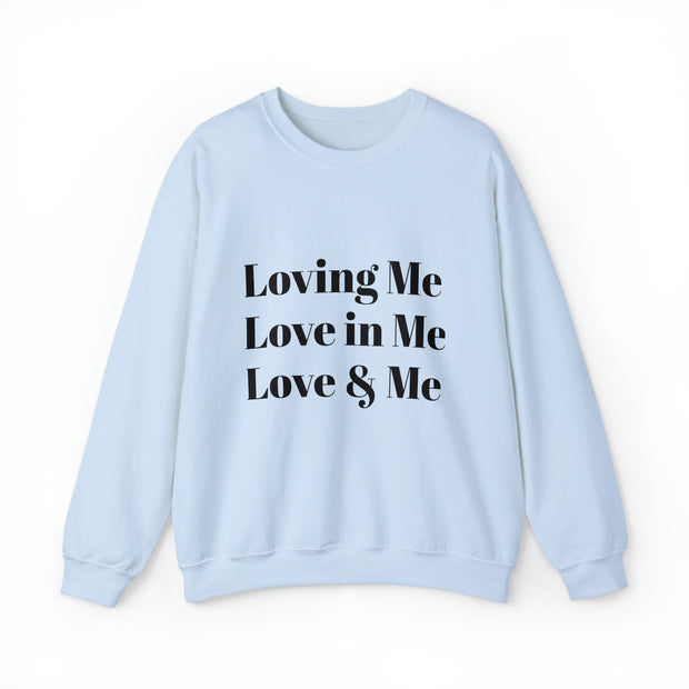 Loving, Love in, Love & Unisex Heavy Blend™ Crewneck Sweatshirt