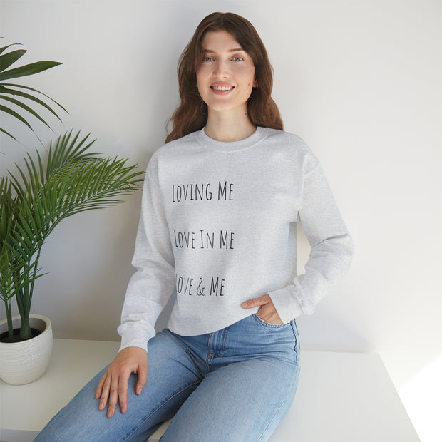 Loving, Love In, Love & Unisex Heavy Blend™ Crewneck Sweatshirt