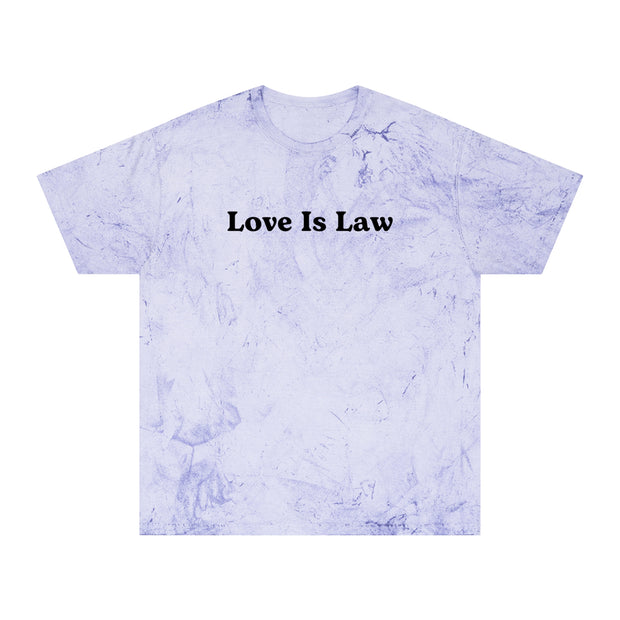 Love Is Law Unisex Color Blast T-Shirt