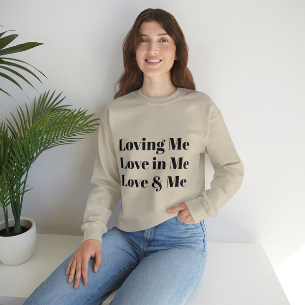 Loving, Love in, Love & Unisex Heavy Blend™ Crewneck Sweatshirt