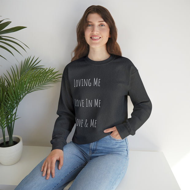 Loving, Love In, Love & Unisex Heavy Blend™ Crewneck Sweatshirt