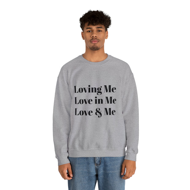 Loving, Love in, Love & Unisex Heavy Blend™ Crewneck Sweatshirt