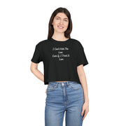 I Can’t Hide The Love Even If I Tried It Love Women's Crop Tee
