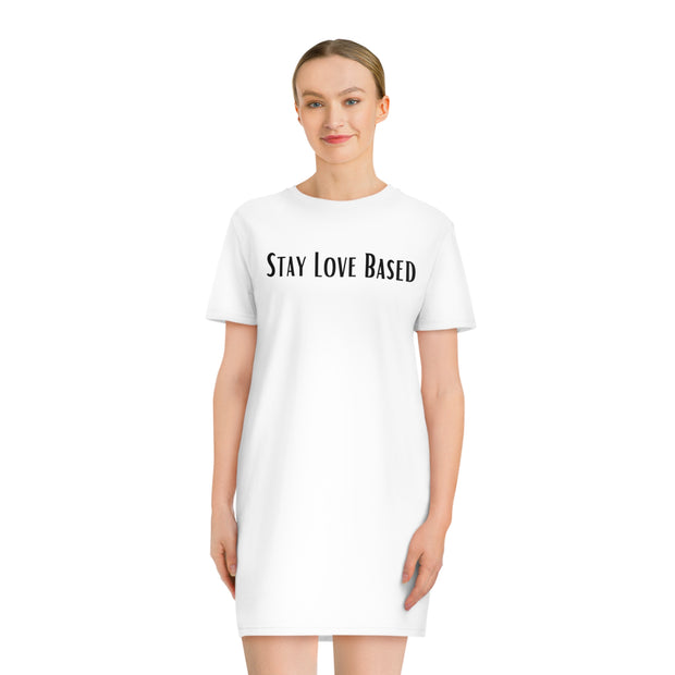 Stay Love Based Spinner T-Shirt Dress