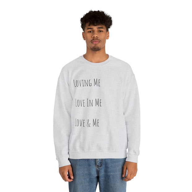 Loving, Love In, Love & Unisex Heavy Blend™ Crewneck Sweatshirt