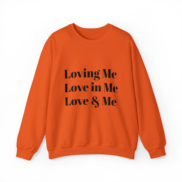 Loving, Love in, Love & Unisex Heavy Blend™ Crewneck Sweatshirt