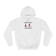 Loved People Love People Unisex College Hoodie