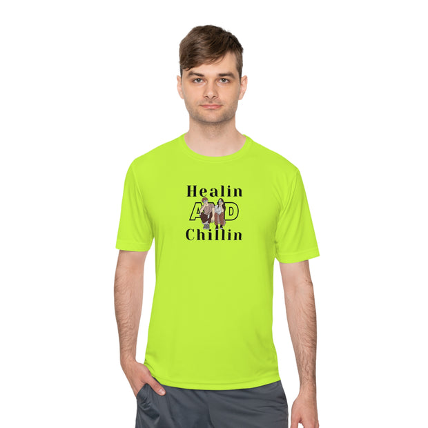 Healin and chillin Unisex Moisture Wicking Tee