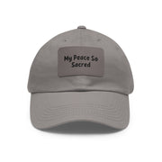 My Peace So Dad Hat with Leather Patch (Rectangle)