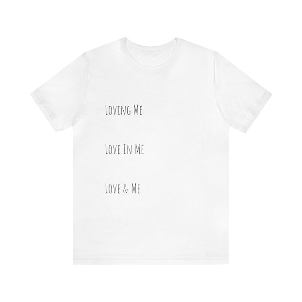 Loving, Love In, Love & Unisex Jersey Short Sleeve Tee