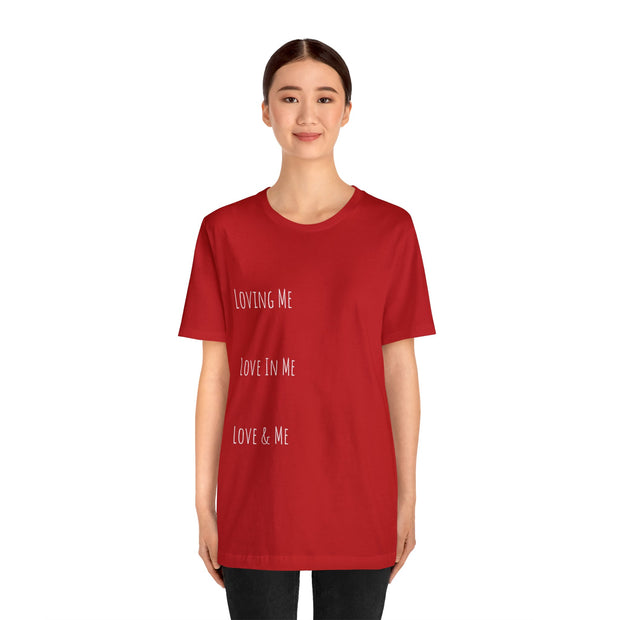 Loving, Love In, Love & Unisex Jersey Short Sleeve Tee