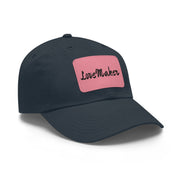 LoveMaker Dad Hat with Leather Patch (Rectangle)