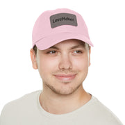 LoveMaker Dad Hat with Leather Patch (Rectangle)