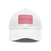 My Presence Dad Hat with Leather Patch (Rectangle)