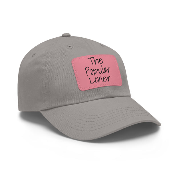 Popular Loner Dad Hat with Leather Patch (Rectangle)