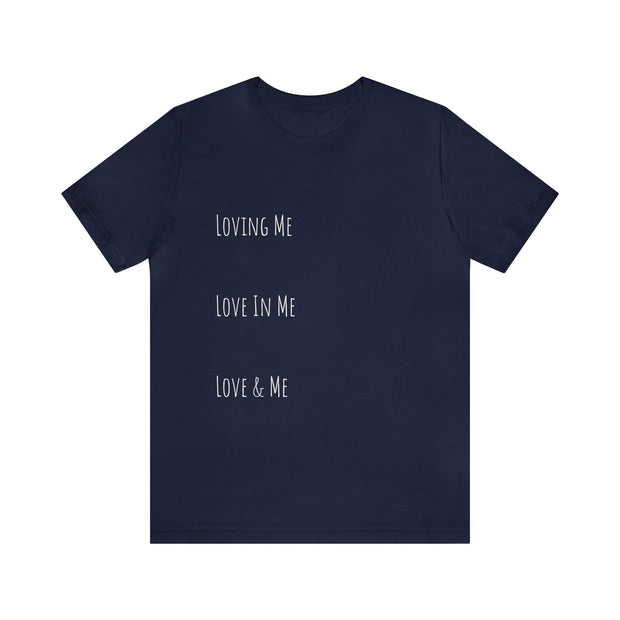 Loving, Love In, Love & Unisex Jersey Short Sleeve Tee