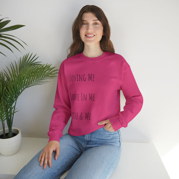 Loving, Love In, Love & Unisex Heavy Blend™ Crewneck Sweatshirt
