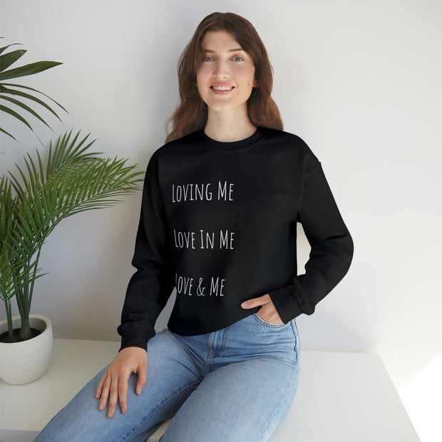 Loving, Love In, Love & Unisex Heavy Blend™ Crewneck Sweatshirt