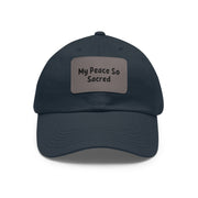My Peace So Dad Hat with Leather Patch (Rectangle)