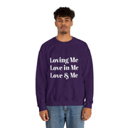 Loving, Love in, Love & Unisex Heavy Blend™ Crewneck Sweatshirt